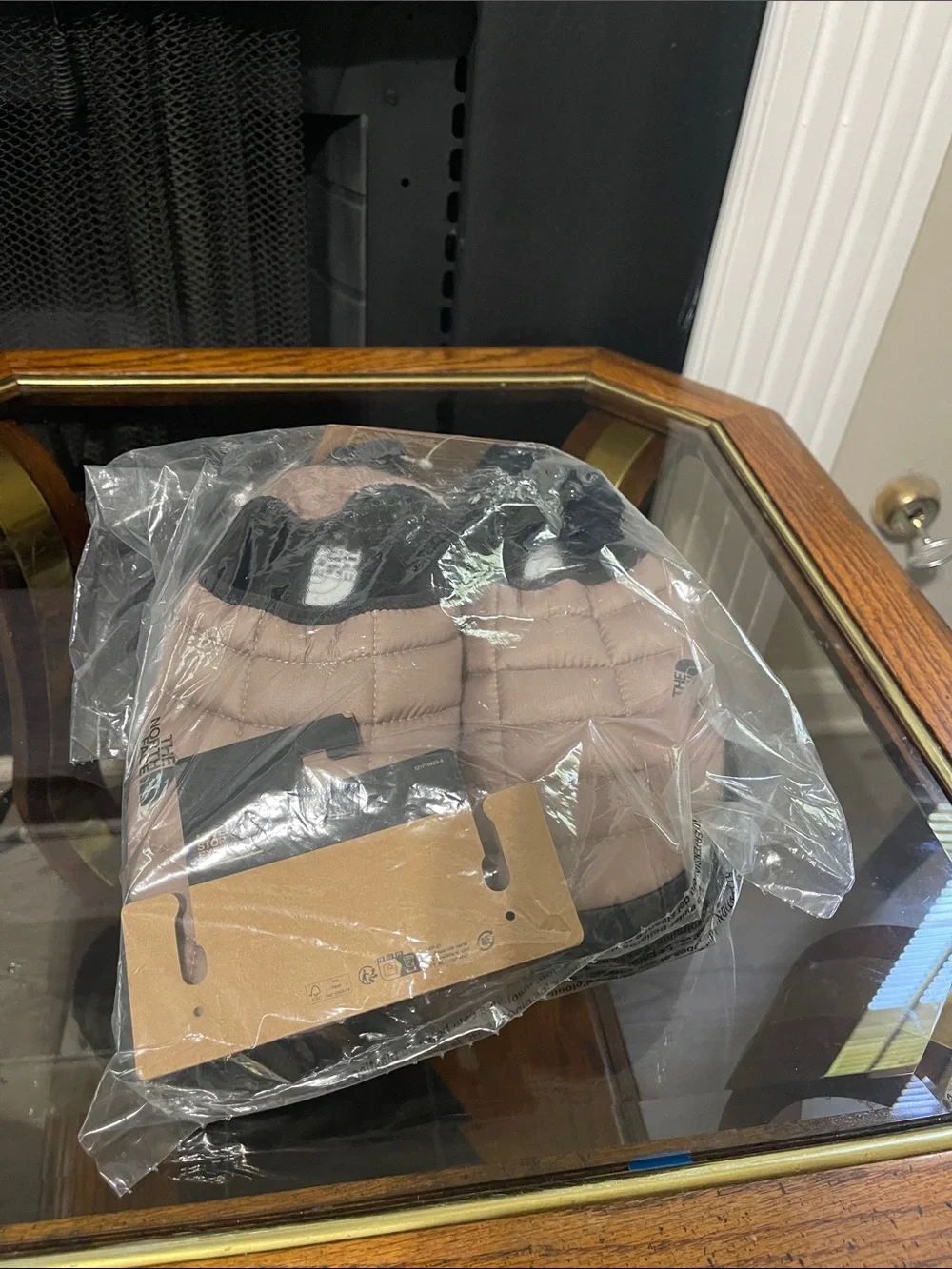 The North Face quilted slip
